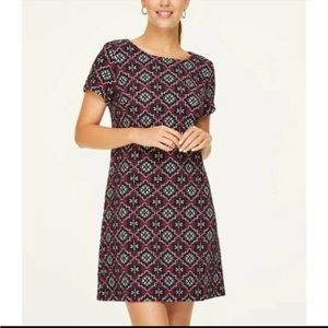 LOFT Outlet Maroon Shift Dress